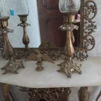 اینه شمعدان برنز|بوفه، ویترین، کنسول|اراک, |دیوار