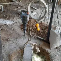 مقنی چاه کن حفرچاه آب وفاضلاب باتجهیزات کامل