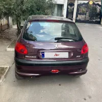 پژو ۲۰۶ تیپ ۲ فوق تمیز مدل ۹۶|خودرو سواری و وانت|رشت, گلسار|دیوار