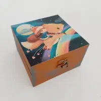 آموزش‌ نقاشی روی جعبه چوبی|خدمات آموزشی|مشهد, سعد آباد|دیوار