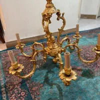 فروش و خریدار لوستر برنزی اینه شمعدان|لوستر و چراغ آویز|تهران, قیطریه|دیوار