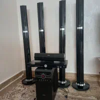 سینمای خانواده به همراه یک دستگاه دی وی دی