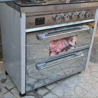 اجاق گاز طرح فر پنج شعله دو درب