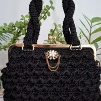 کیف مکرومه رو دوشی