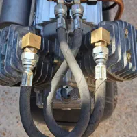 پمپ باد۸۰لیتری دوسیلندر هیوندای|ابزارآلات|اشنویه, |دیوار