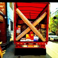 باربری حمل بار واثاثیه منزل کارگراثاث وایسوزو۶متری