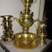 میز و ست سماور برنز