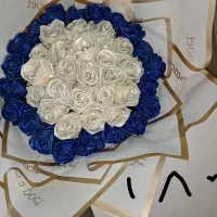 دسته گل ربانی و گل های مصنوعی ولنتاین یادت نره|گل مصنوعی|شیراز, فرگاز|دیوار