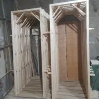 چارچوب و درب چوبی