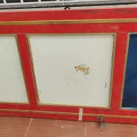 درب آلمینیوم قدیمی سنگین تمیز بدون پوسیدگی|مصالح و تجهیزات ساختمان|خرمشهر, |دیوار