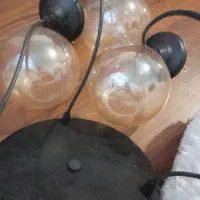 لوستر با سه حباب