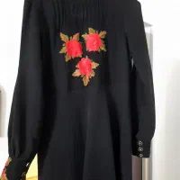 مانتو ماکسی مشکی|لباس|بابل, |دیوار