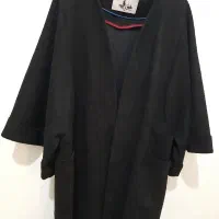 مانتو پاییزه  سوییت مشکی تا سایز ۴۶