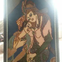 سلام. قالیچه دستبافت لیلی و مجنون سالم و  تمیز