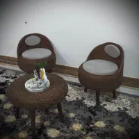 صندلی حصیری|مبلمان خانگی و میز عسلی|لاهیجان, گلستان|دیوار