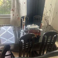 مبل هفت نفره همراه با میز ناهارخوری