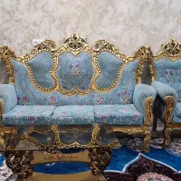 مبل سلطنتی 9نفره معاوضه بافرش هم دارم|مبلمان خانگی و میز عسلی|جوانرود, |دیوار