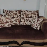 یه دست مبل ۷ نفره ، و میز ناهار خوری ۴ نفره|مبلمان خانگی و میز عسلی|لشت نشا, |دیوار