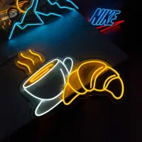 تابلو نیون کافه|ریسه و چراغ تزئینی|قیامدشت - خاورشهر, |دیوار