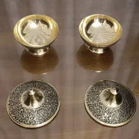 قندان برنزی مدل طاووس|ظروف سرو و پذیرایی|تهران, خاک سفید|دیوار