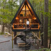 سازنده ویلای سوئیسی کانادایی کلبه چوبی آلاچیق