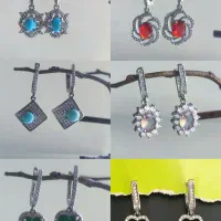 گوشواره،انگشتر، زنجیر، سرویس.دستبند النگو نقره جات
