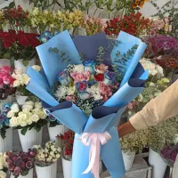 دسته گل طبیعی تازه