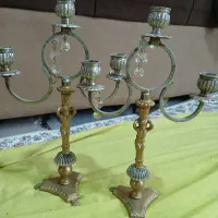 شمعدان قدیمی|کلکسیون اشیاء عتیقه|رشت, یخسازی|دیوار