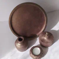 سینی قندان گلدان مناسب ارزان هدیه کودک وارمر شمع|صنایع دستی و سایر لوازم تزئینی|تهران, اقدسیه|دیوار