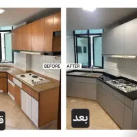 خدمات کابینت و دکوراسیون و تغییر رنگ|خدمات پیشه و مهارت|ماکو, |دیوار