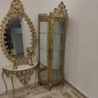 بوفه و اینه شمعدون برنزی