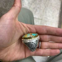 فیروزه شجر اصل نیشابور رکاب تمام دست وزن۶۰گرم|جواهرات|زنجان, |دیوار