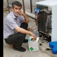 تعمیریخچال شارژ گاز و تعویض نوار دور درب ضمانتی