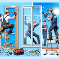 رگلاژ و نصب upvc آلمینیوم و شیشه