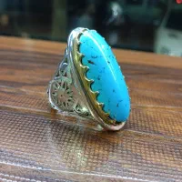 انگشتر فیروزه نقره