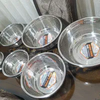 آبکش شش تایی از سایز ۲۰ تا۴۰سانت یونیک اصل ستاره|ظروف پختوپز|قم, زنبیل آباد|دیوار