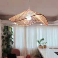 لوستر مکرومه و رافیا|لوستر و چراغ آویز|شهریار, شهریار|دیوار