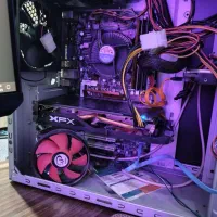 کامپیوتر گیمینگ i5 رم 16 گرافیک 8 +ssd+لوازم