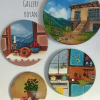 بشقاب دیوارکوب|تابلو، نقاشی، عکس|اهواز, کوی سعدی|دیوار