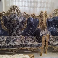 مبل سلطنتی ومیز جلو مبلی  وعسلی|مبلمان خانگی و میز عسلی|ابهر, |دیوار