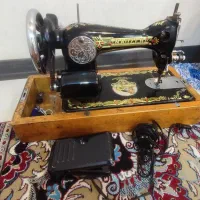 چرخ خیاطی قدیمی پدالدار برقی توافقی