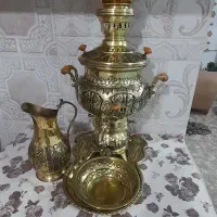 سماور سیاه قلم زیبا وانتیک نو نو اک|سماور، چایساز، قهوهساز|ارومیه, |دیوار