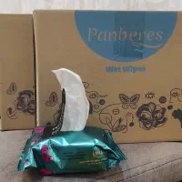 دستمال مرطوب 25 عددی پنبه ریز