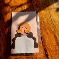 گوشواره روباهی دستبافت