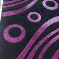 ۲فرش به ابعاد ۶ متر مشکی بنفش،۴متر مشکی طوسی|فرش|گرگان, |دیوار