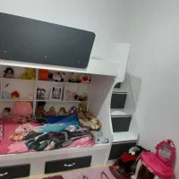 فروش تخت ۲طبقه ام دی اف.در حد|تخت و سرویس خواب|باغستان, |دیوار