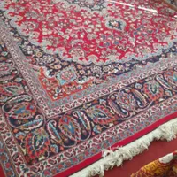 فرش دستباف 12 متری زمینه لاکی