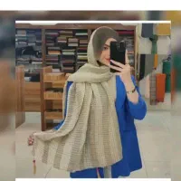 شال نخی منگوله دار