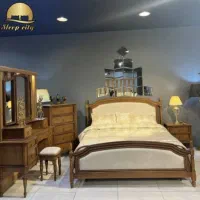 فروش فوری سرویس خواب ۲ نفره از جنس MDF و چوب راش