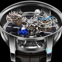 ساعت جی‌کوب سولار سیستم. نقره‌ای